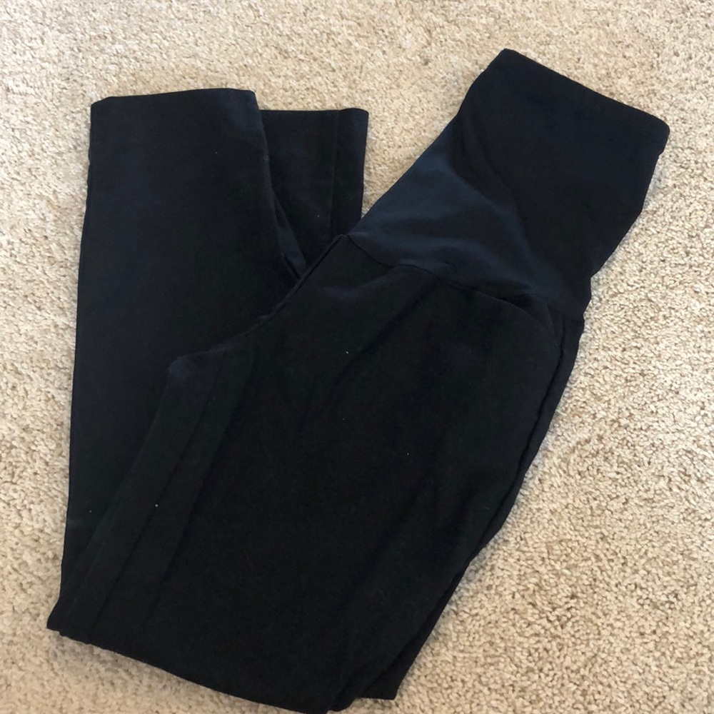 Gap maternity black pants